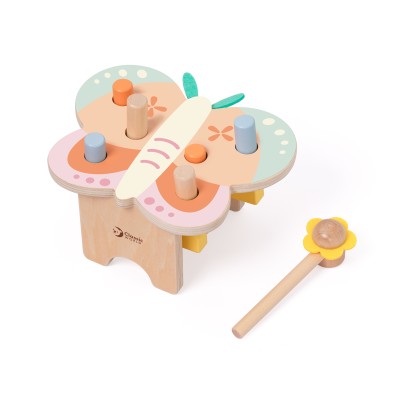 Ξύλινος Πάγκος Πεταλούδα με Σφυράκι Classic World