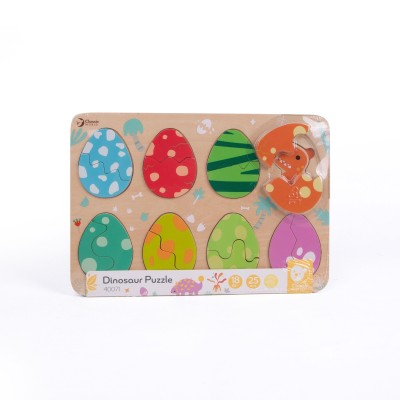 Ξύλινο Παζλ Σφηνώματα Δεινόσαυροι Classic World